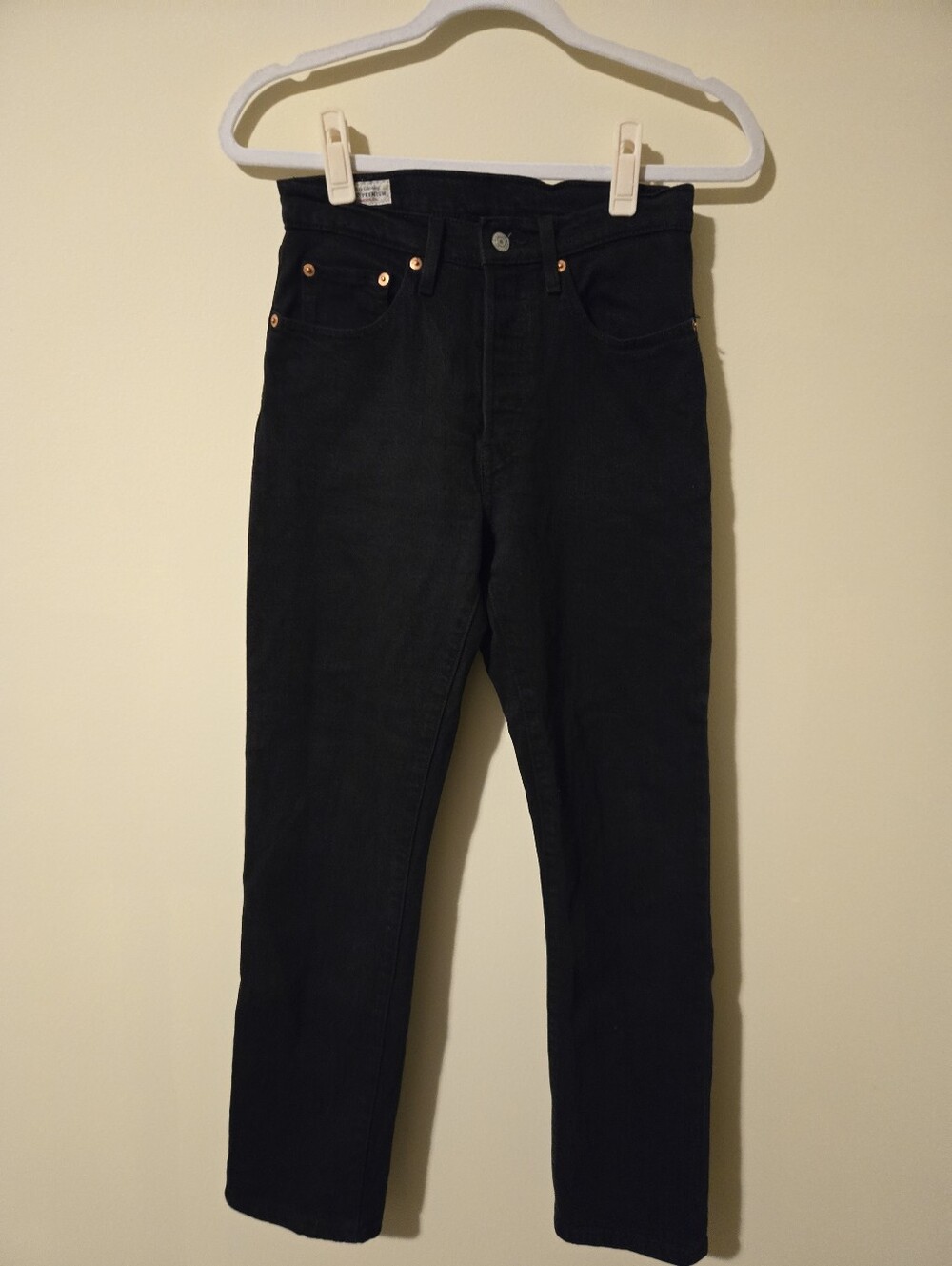 501 Black Levi Denim Jeans